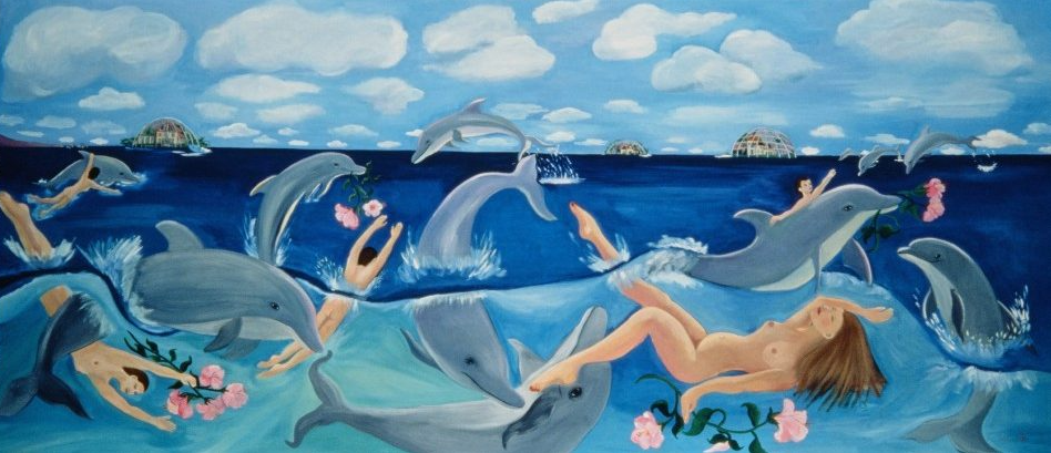 The Dolphin Dream — painting by Jill Karlin